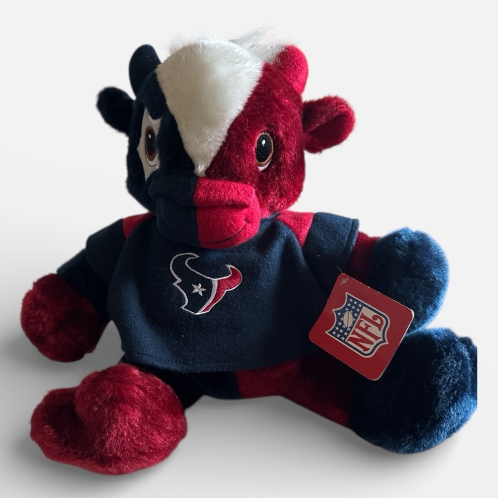 Houston Texans “Toro “ NFL Plush Mascot in Red, White, and Blue by Lil’ Fans 14”